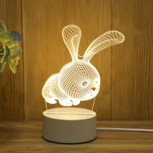 Load image into Gallery viewer, 3D LED Lamp Creative USB Night Lights Novelty Illusion Night Lamp 3D Illusion Table Lamp