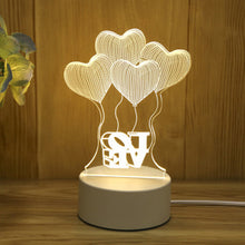 Load image into Gallery viewer, 3D LED Lamp Creative USB Night Lights Novelty Illusion Night Lamp 3D Illusion Table Lamp
