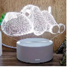 Load image into Gallery viewer, 3D LED Lamp Creative USB Night Lights Novelty Illusion Night Lamp 3D Illusion Table Lamp
